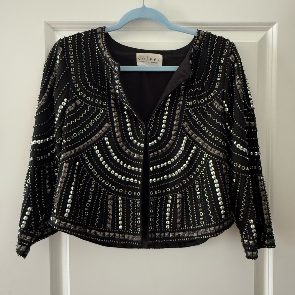 Black Studded Jacket - image 3